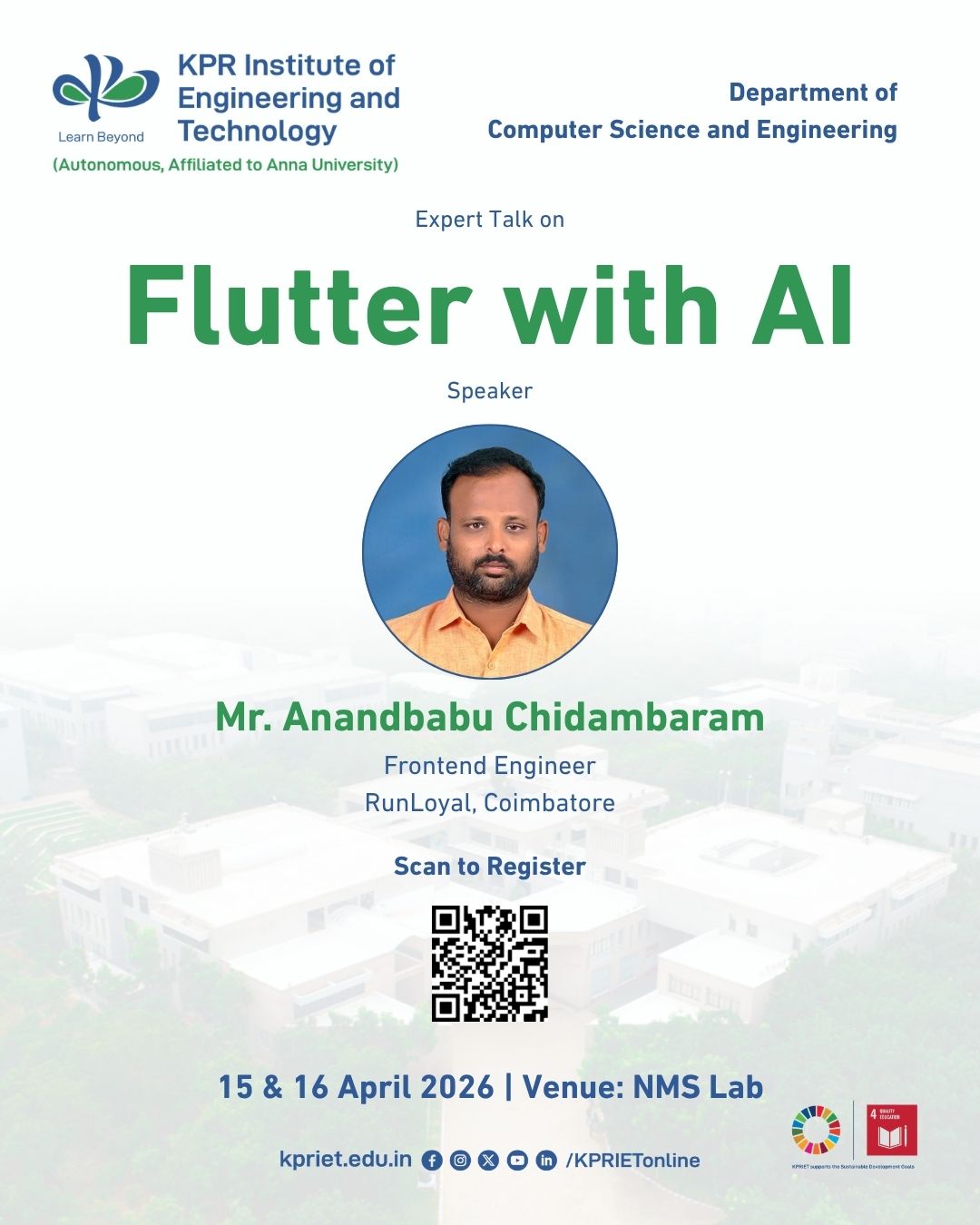 Flutter with AI 2026 Workshop Poster 